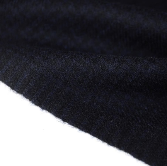 Houndstooth wool fabric by the yard