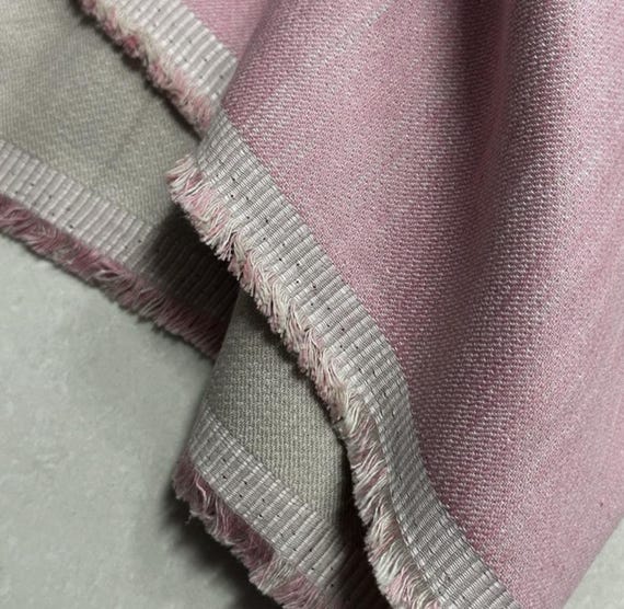 Linen cotton fabric by the yard