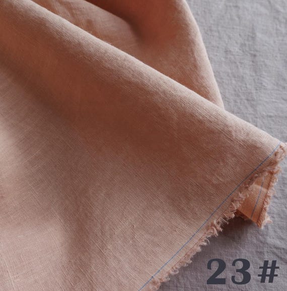 Pink Hemp Fabric By The Yard