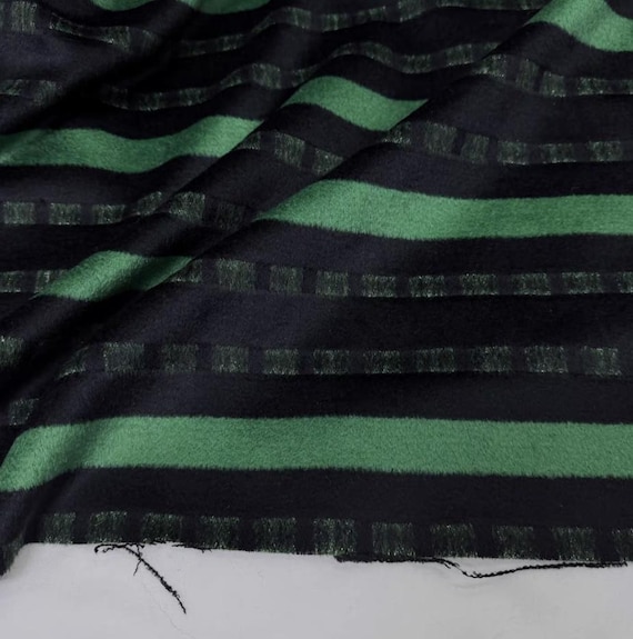 Jacquard Wool Fabric by the yard