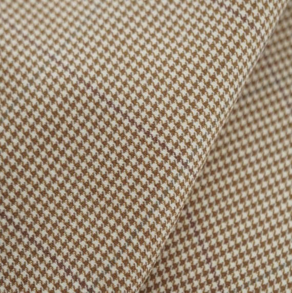 Houndstooth Worsted Wool Fabric, Gingham Checkered Fabric By The Yard