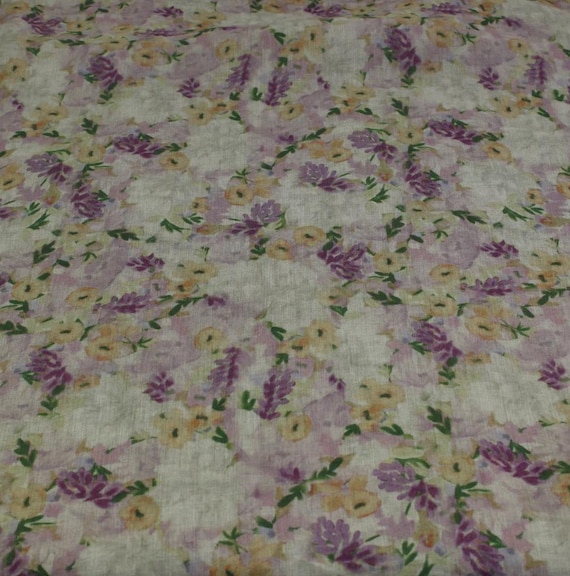 Print linen fabric by the yard