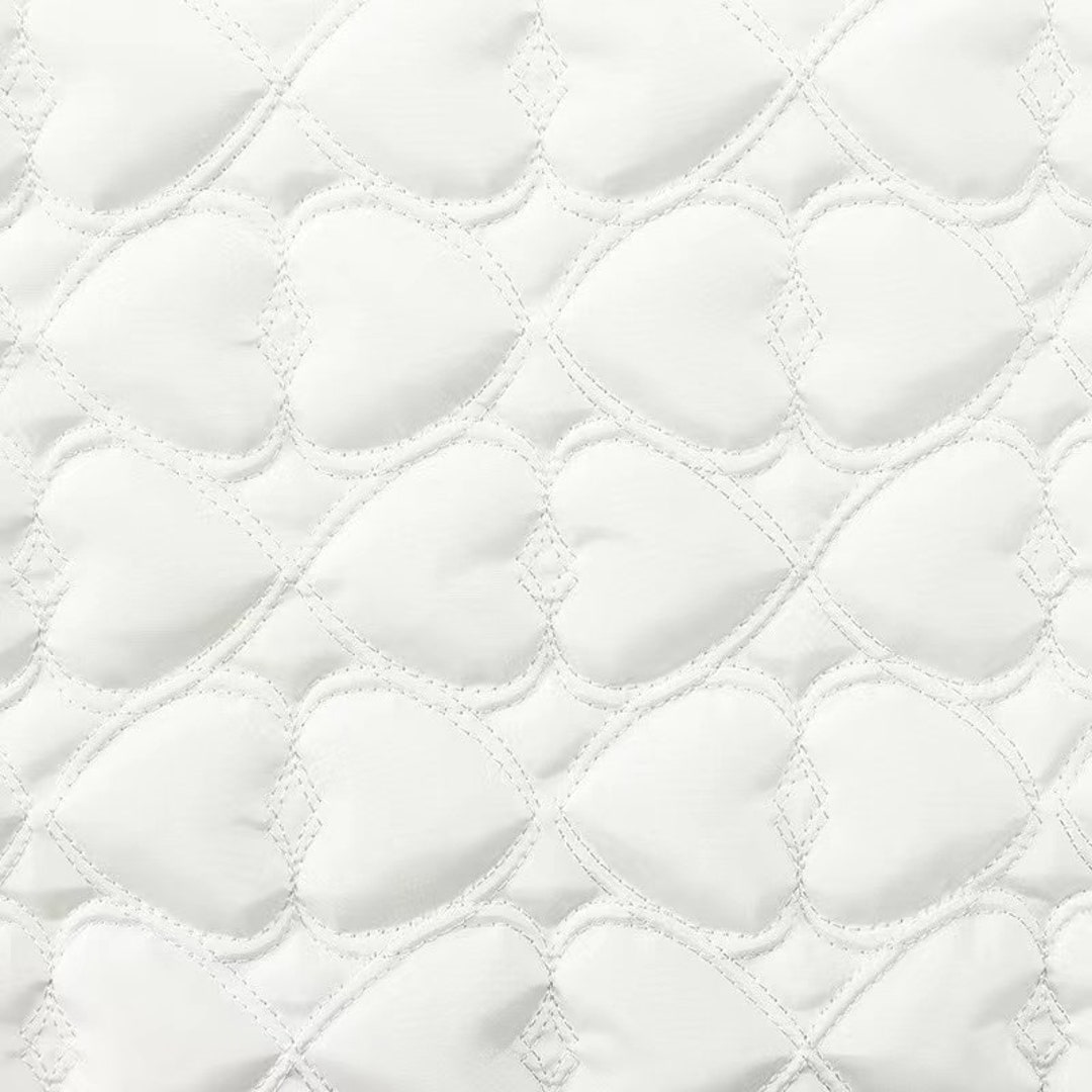 Textured Quilted Padded Fabric by the Yard Etsy