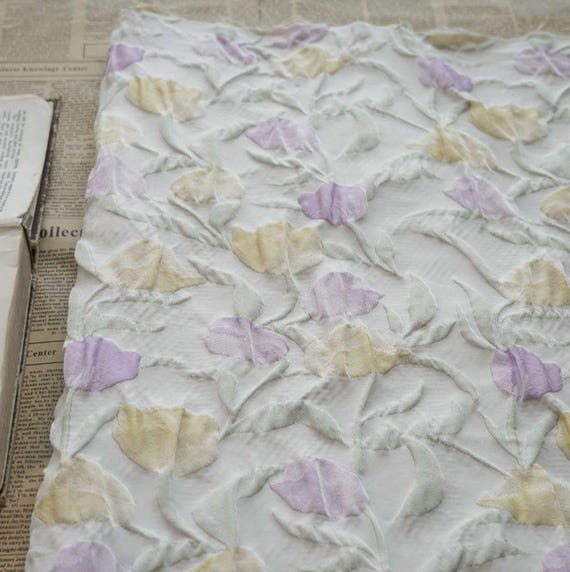 Tulip Jacquard brocade fabric by the yard