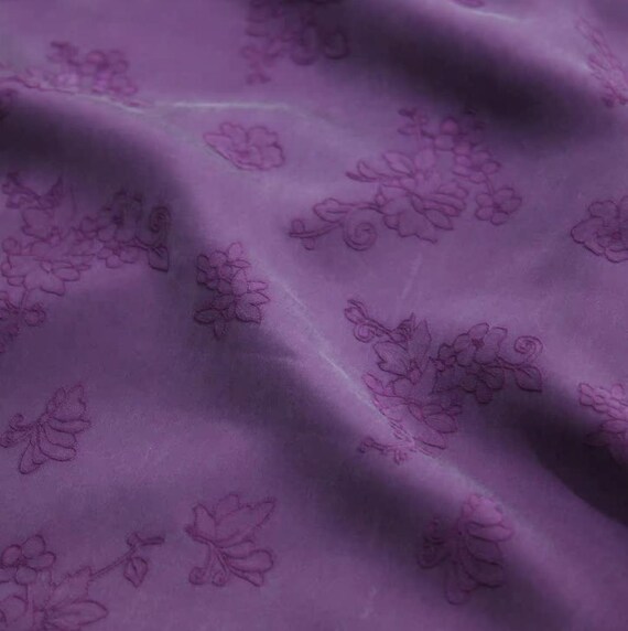Jacquard cupra cupro fabric by the yard