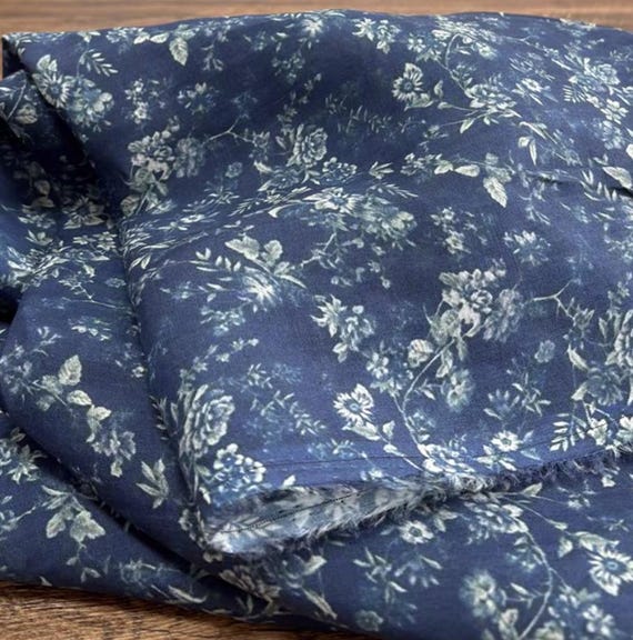 Print ramie fabric by the yard