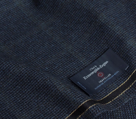 Italian Fabric Plaid Wool fabric by the yard for Suiting