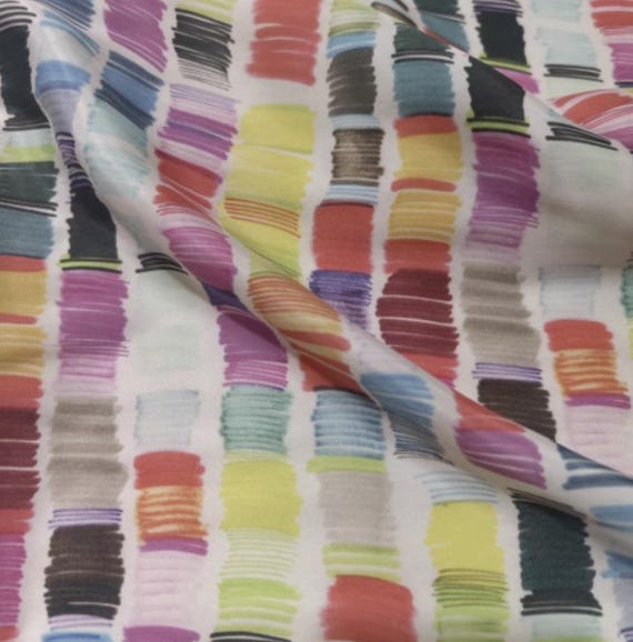 Print cupra fabric, Floral cupro fabric by the yard