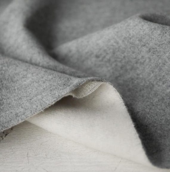 Double Sided wool fabric by the yard