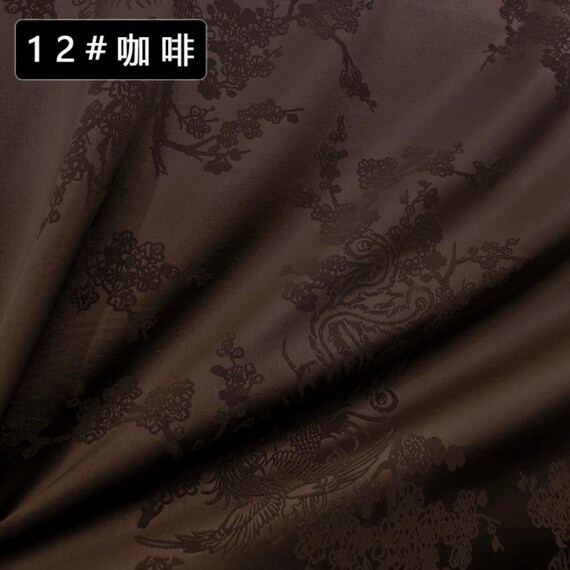 Jacquard Triacetate fabric by the yard