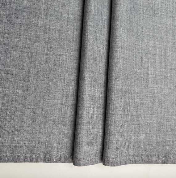 Worsted wool fabric by the yard