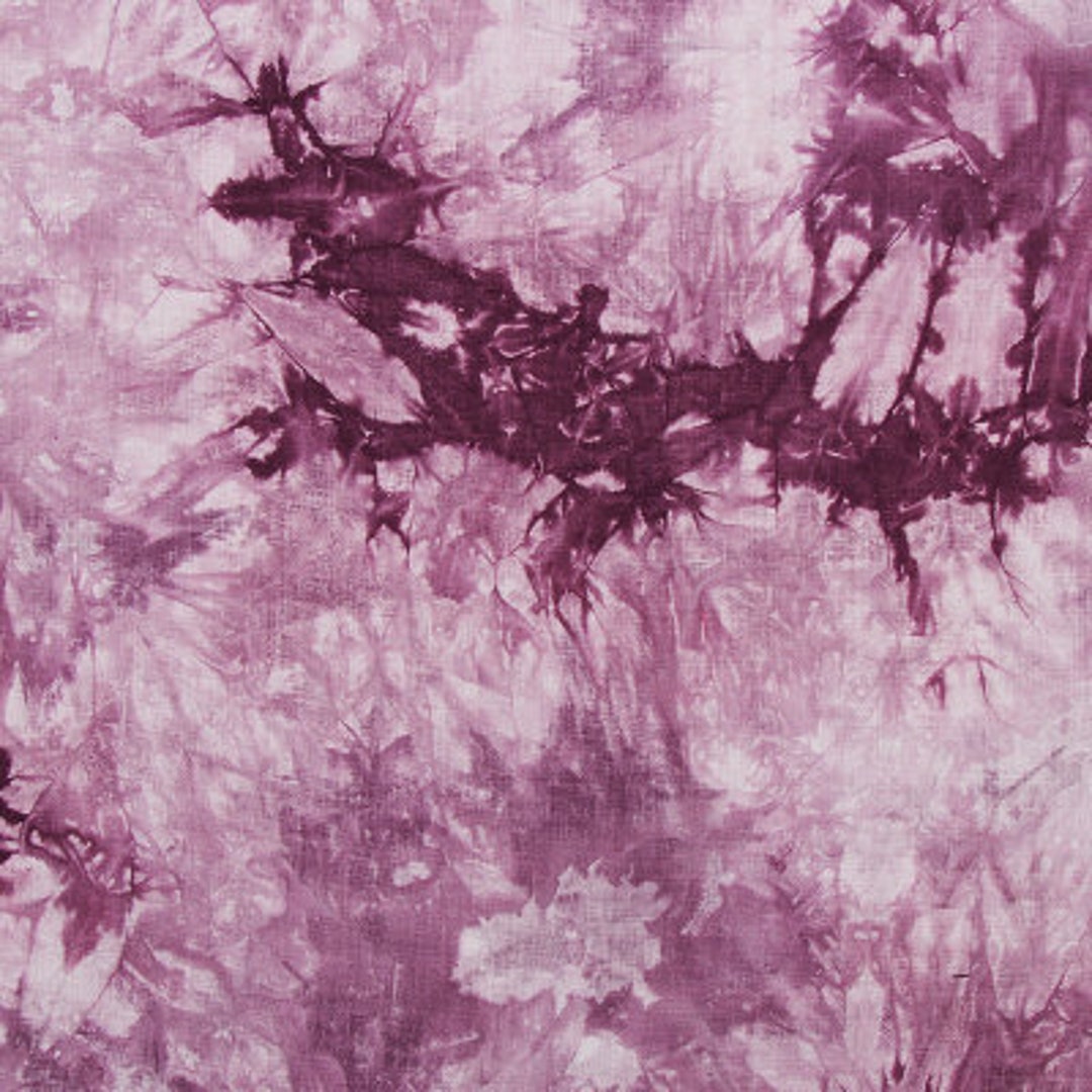 Tie Dyed Linen Fabric by the Yard Etsy