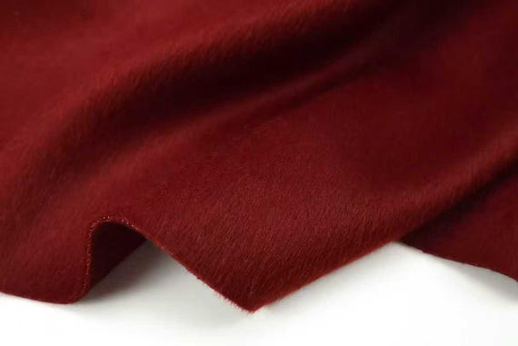 Double sided alpaca wool fabric by the yard