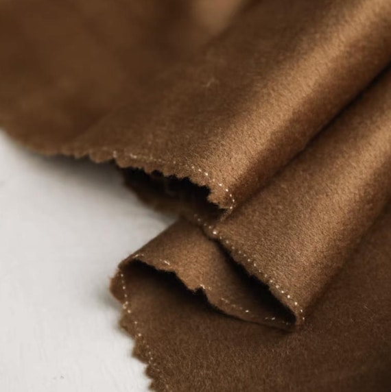 Cashmere wool fabric by the yard