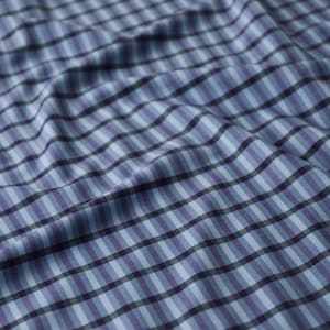 Plaid Worsted Wool fabric by the yard