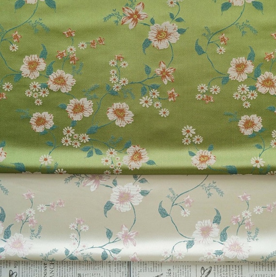 Jacquard brocade fabric by the yard