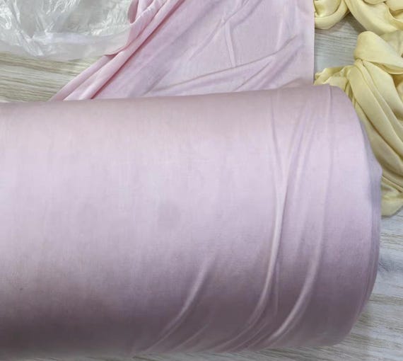 Knit silk fabric by the yard