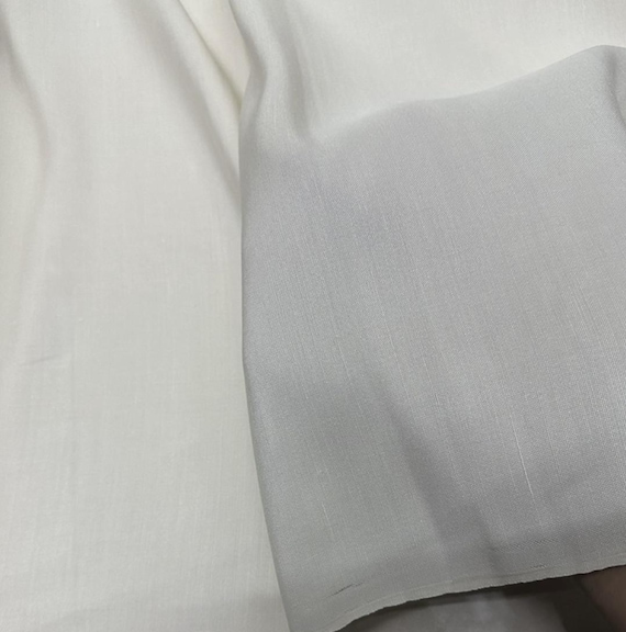 Silk linen fabric by the yard