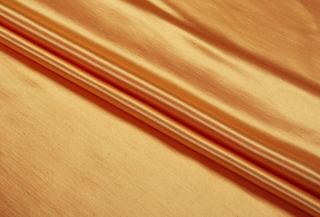 Satin Silk Linen Fabric by the Yard Etsy