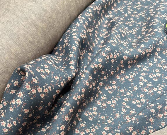 Print linen fabric by the yard