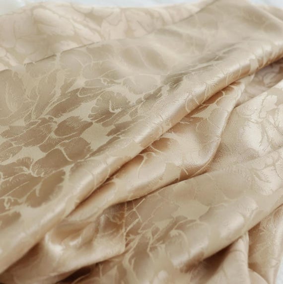 Jacquard Triacetate fabric by the yard