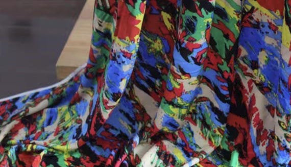 Knit silk jersey fabric by the yard