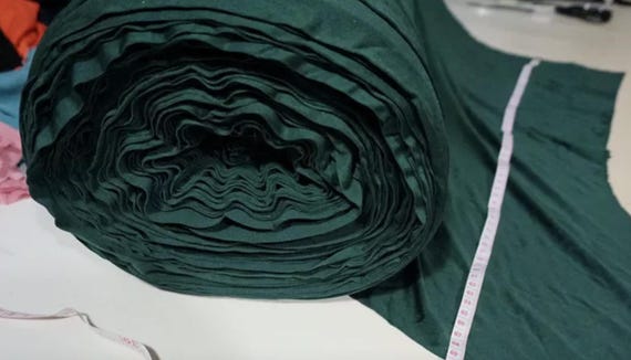 Knit silk jersey fabric by the yard