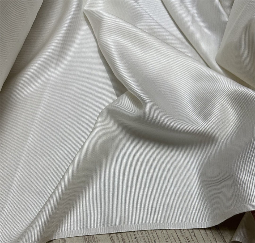 Faille Silk Fabric by the Yard - Etsy