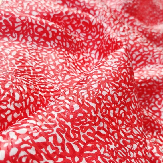 Jacquard Print Silk Fabric by the Yard - Etsy