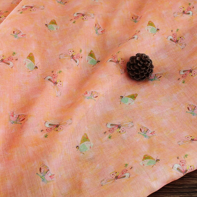 light weight ramie fabric by the yard Print ramie fabric