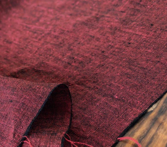 Yarn dyed hemp fabric by the yard