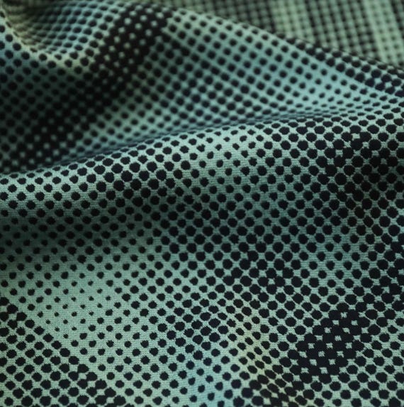 Jacquard Silk Wool Fabric, Worsted Wool Fabric by the yard