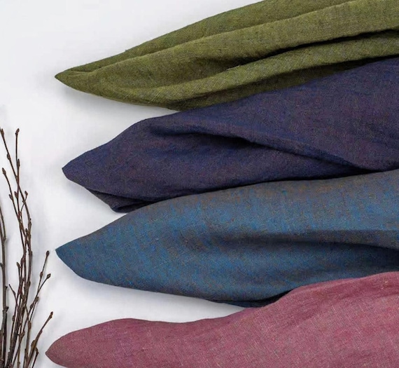 Yarn Dyed Hemp Fabric Sold by the yard, Multiple Colors Available