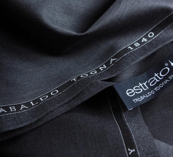 Italian Fabric Worsted Wool fabric by the yard