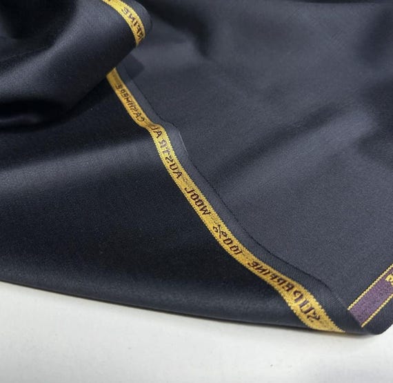 Worsted Wool fabric by the yard