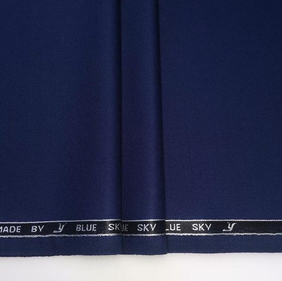 Worsted wool fabric by the yard