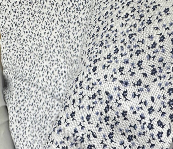 Print linen fabric by the yard