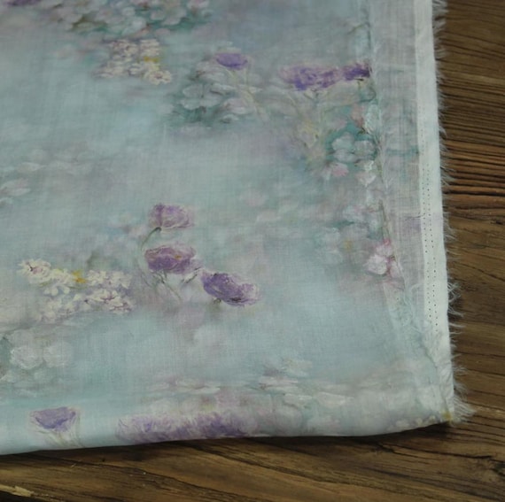 Print ramie fabric by the yard