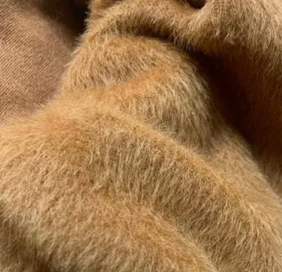 Alpaca wool fabric by the yard