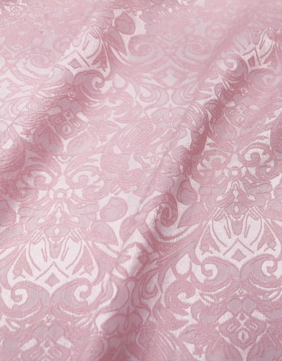 Jacquard brocade fabric by the yard