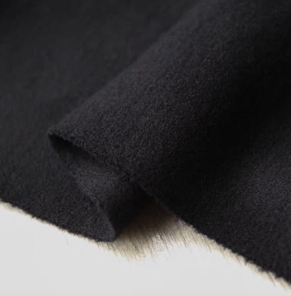 Knit wool fabric by the yard