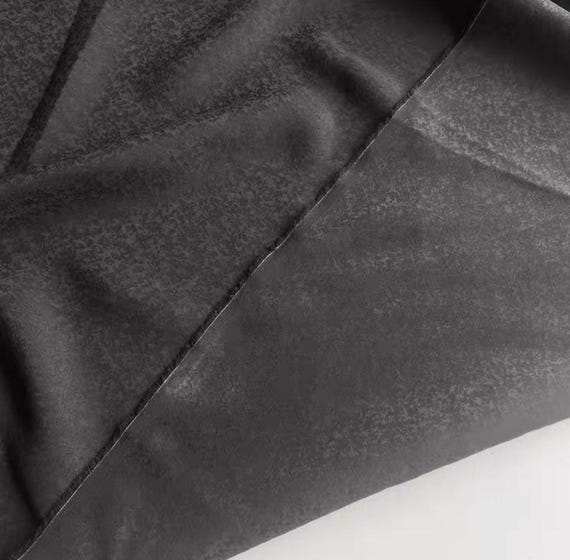Jacquard Gambiered silk fabric by the yard