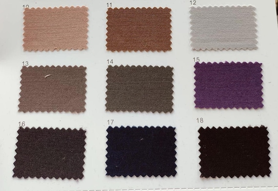 Silk wool fabric by the yard