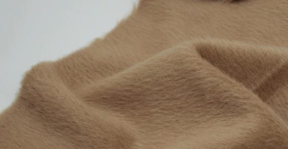 Multi color options Alpaca wool fabric by the yard