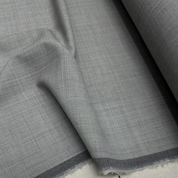 Worsted Wool fabric by the yard