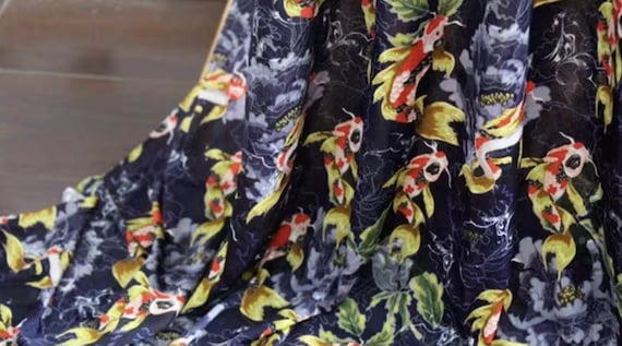 Knit silk jersey fabric by the yard