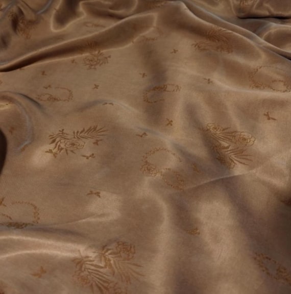 Jacquard lyocell fabric by the yard