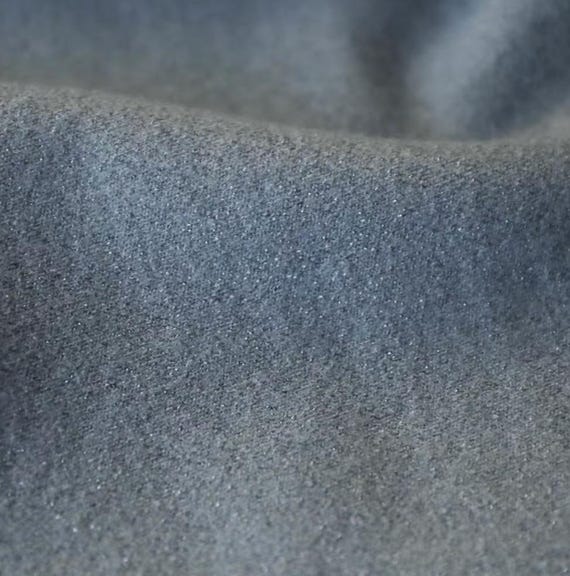 Shimmery Metallic Knit wool fabric by the yard