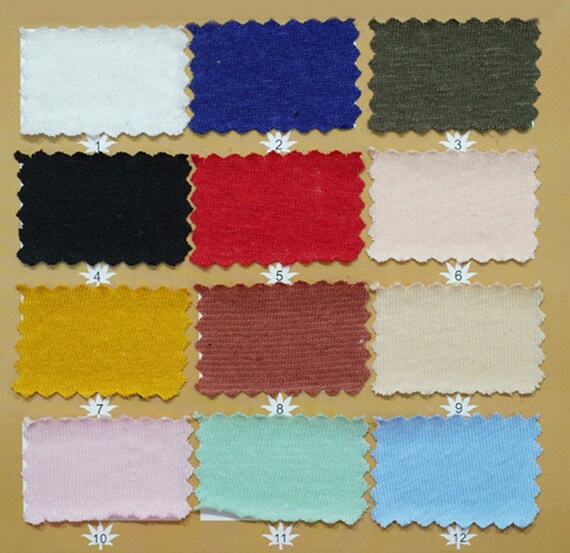 160gsm Knit linen cotton fabric by the yard