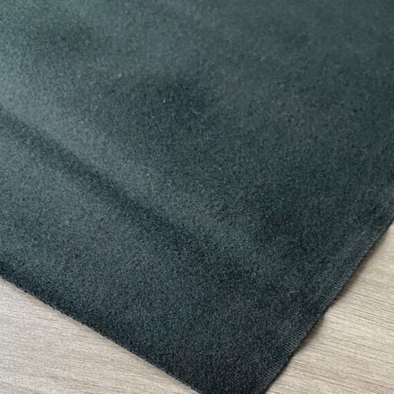 Dark Green Double Faced wool fabric, Double Sided Wool fabric by the yard